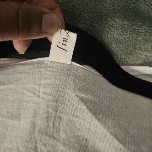 Jin Lai Floral Embroidered White Tunic Size L - Picture 5 of 7